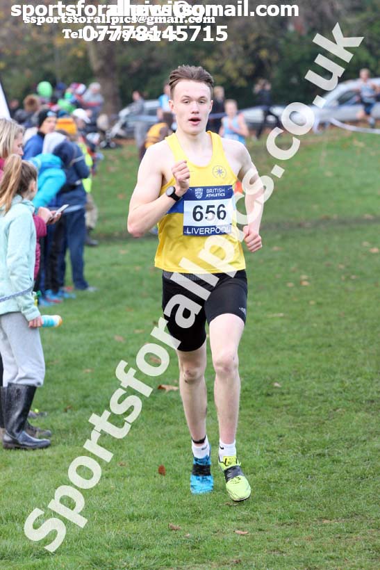 Mens under-17 British Athletics Liverpool Cross Challenge, Sefton Park, Liverpool. Photo:  David T. Hewitson/Sports for All Pics